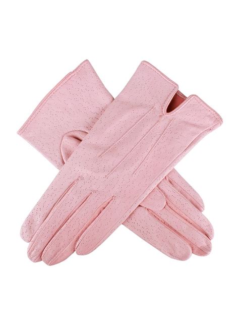 Dents Ladies Unlined Leather Gloves in Pink | Lyst