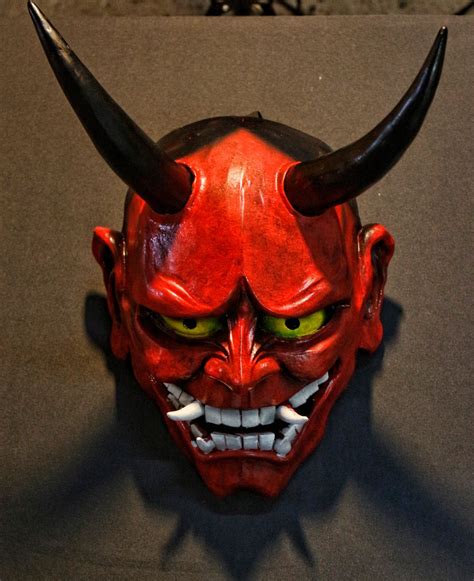 Oni / Hannya Mask | Japanese mask, Japanese demon mask, Oni mask