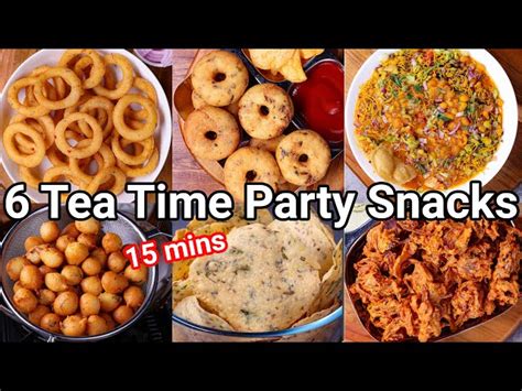 Tea Time Party Snacks in 15 Mins from Hebbars Kitchen - recipe on ...