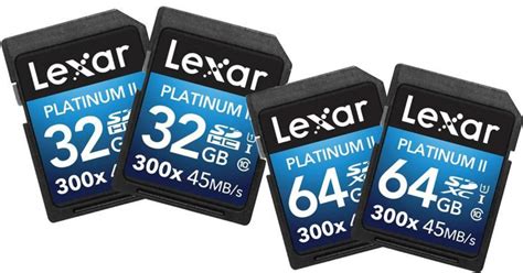 Adorama: Nice Discounts on Lexar Memory Cards