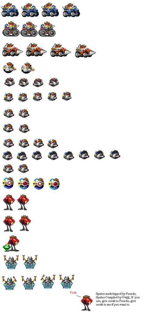 The Spriters Resource - Full Sheet View - Sonic Advance - Dr. Eggman