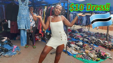 What $10 Can Get You In Botswana's largest Market!! Unbelievable - YouTube