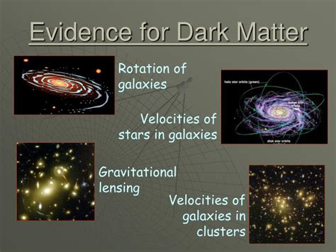 PPT - The Dark Universe Dark Matter Matters! PowerPoint Presentation ...