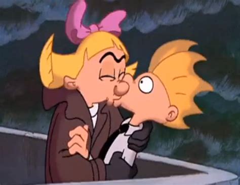 Image - Hey Arnold - Helga Kissing Arnold.png | Hey Arnold Wiki ...