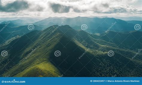 Impressive Landscape of the Amazon Jungle Stock Illustration ...