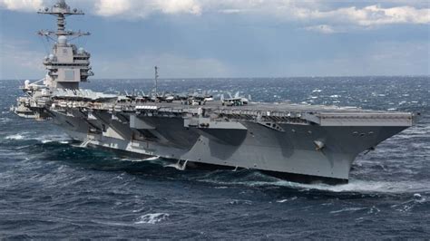 USS Gerald R. Ford: Largest and Most Expensive Aircraft Carrier Is ...