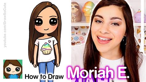 How to Draw Moriah Elizabeth | Famous YouTuber - YouTube