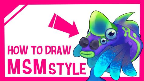 How to Draw in the Style of My Singing Monsters? Tutorial (OLD) - YouTube