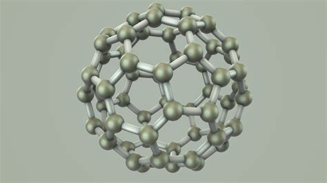 Carbon structure fullerene model - TurboSquid 1502836