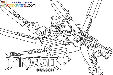 Ninjago Monster Dragon Lego Coloring Page Printable | Images and Photos ...