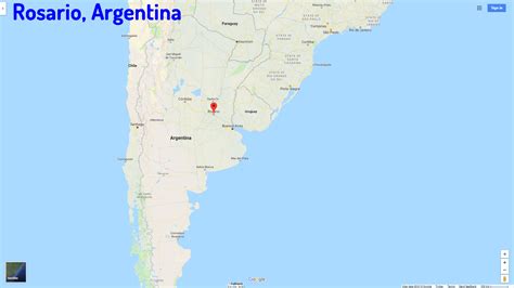 Rosario Map - Argentina