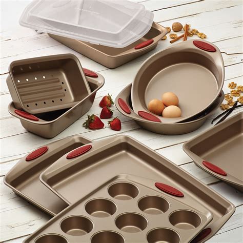 Rachael Ray Cucina 10 Piece Nonstick Bakeware Set & Reviews | Wayfair