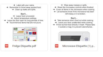 Breakroom Etiquette Signs for Fridge and Microwave by bonnye carter