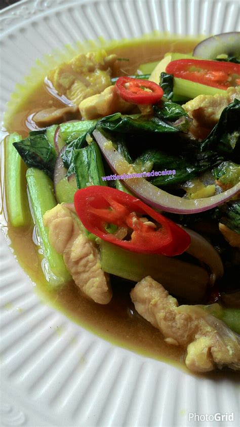 Wattie's HomeMade: Sayur sawi goreng sos tiram