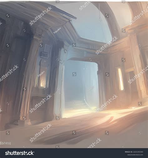 Sci Fi Room Concept Art Idea Stock Illustration 2221191593 | Shutterstock