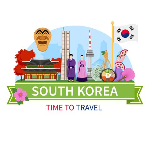 South Korea Travel Poster