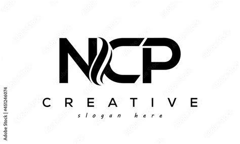 Letter NCP creative logo design vector Stock Vector | Adobe Stock