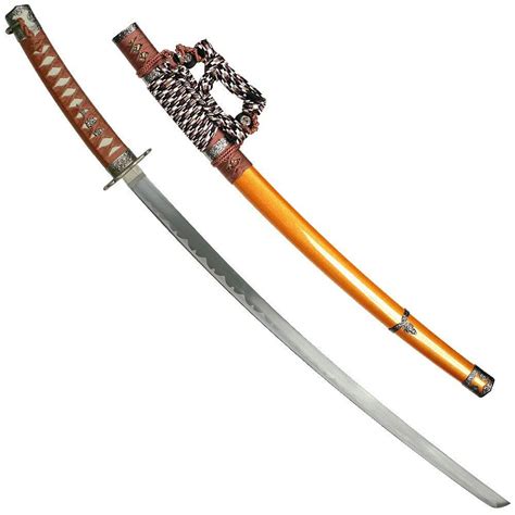 Japanese Samurai Sword 39 Inch Gold Jintachi Sword Katana blade ...