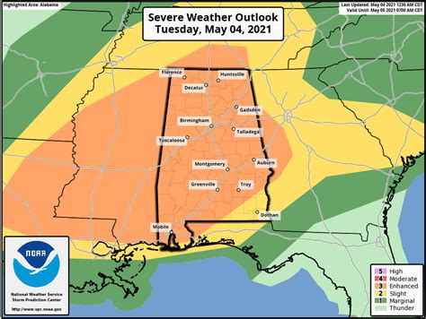 Strong To Severe Storms Likely Across Alabama Through Tonight : The ...