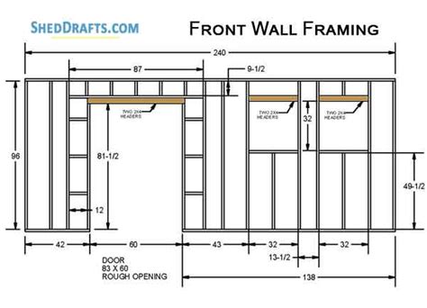 10×20 DIY Gable Garden Storage Shed Plans