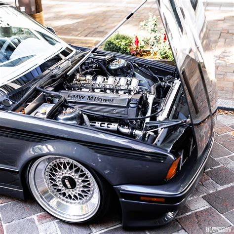 Stanced bmw e34 touring with m5 engine swap and air suspension – Artofit