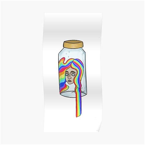 "a face in a jar" Poster for Sale by tadejaart | Redbubble