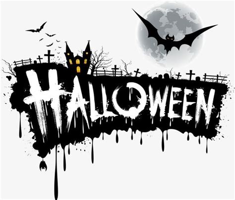 Halloween Font Clip Art