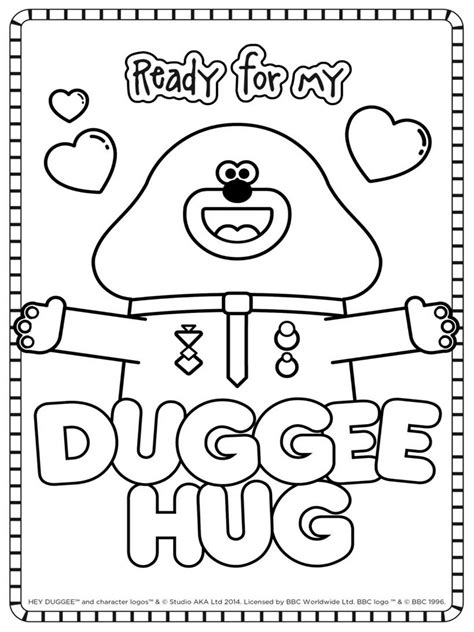 Hey Duggee coloring pages