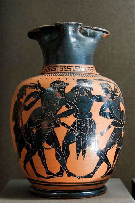 Oinochoe Odysseus Ajax Louvre F340 - Oenochoe - Wikipedia | Ancient ...