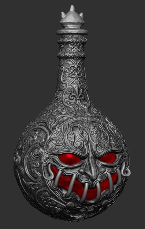 I made the iron flask. Available for printing : r/baldursgate