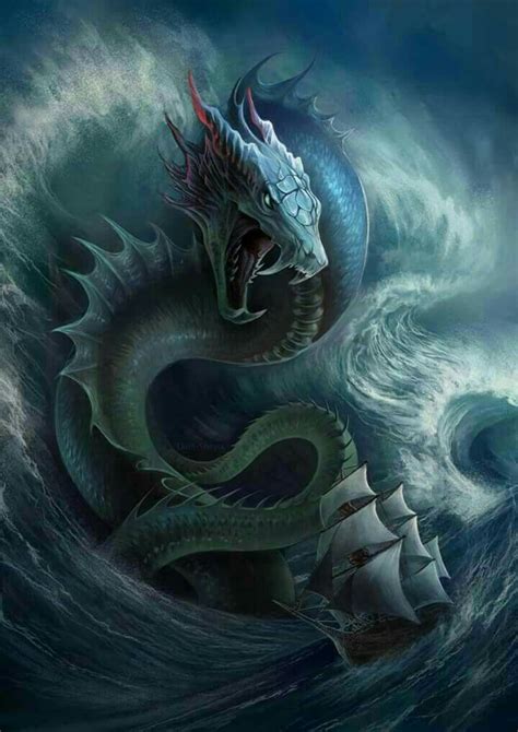 Leviathan Kama would make for a good tattoo | Dragon artwork, Fantasy ...