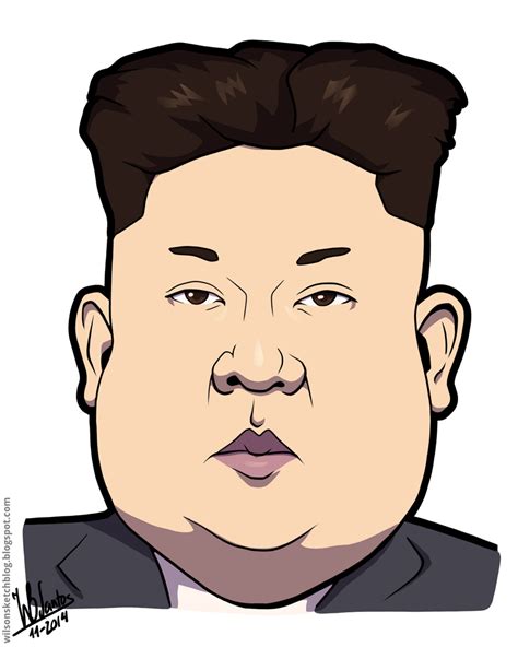 Kim Jong-un (Cartoon Caricature)