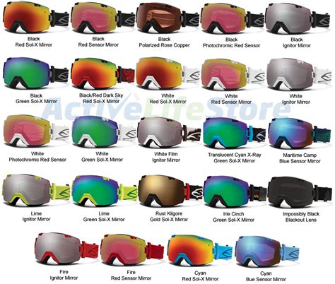 Smith Goggle I/OX Interchangeable Optics w Extra Lens Goggles Snow Ski ...