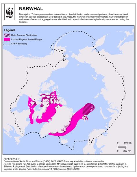 Narwhal Habitat Map