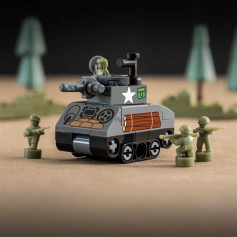 Nano M4 Sherman WW2 Tank - Custom Military Set – The Brick Show Shop