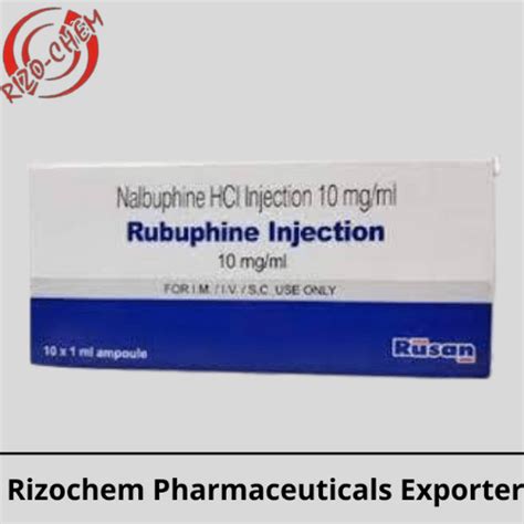 Nalbuphine HCl Injection 10mg Rubuphine | Rizochem Pharmaceuticals