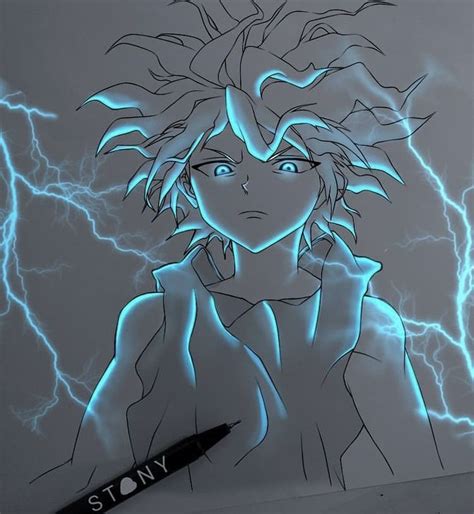 Killua | Glowing art, Best anime drawings, Anime character drawing