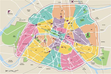 Paris Maps Area And City Street Maps Of Paris France Paris Guide | Hot ...