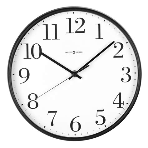 Wall Clock PNG Black And White Transparent Wall Clock Black And White ...