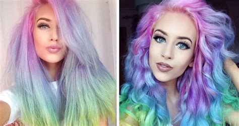 Rainbow Pastel Hair Is A New Trend Among Women | Bored Panda