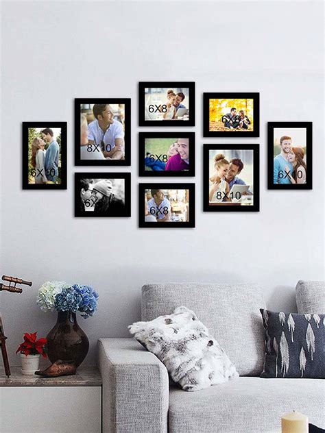 Myntra - Art Street Set of 9 Black Wall Photo Frames - Suggested Products