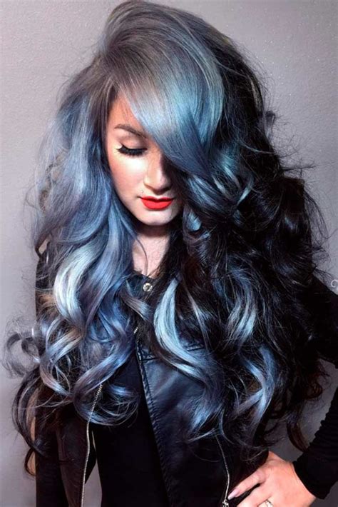 Gray Blue Hair