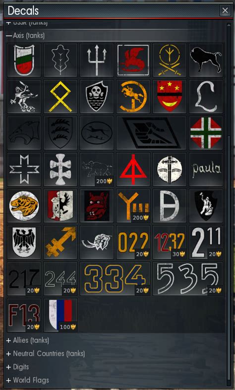 It's happening! German tactical number decals! : r/Warthunder