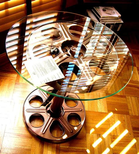 Movie Reel Side Tables Home Theater Game Room | Etsy