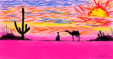 Desert Sunset » drawings » SketchPort