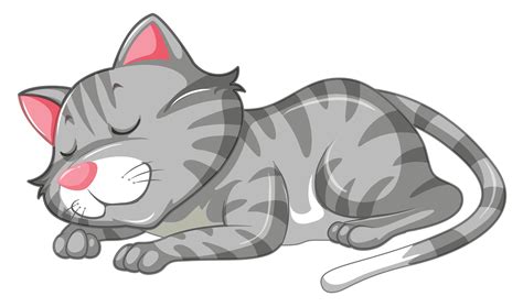 Sleeping Cat Vector Art, Icons, and Graphics for Free Download