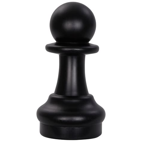 MegaChess 9 Inch Dark Plastic Pawn Giant Chess Piece – Giant Outdoor Chess