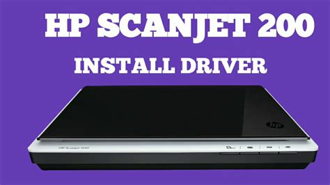 Hp scanjet 200 How to install driver ll Without CD install drivers ll ...