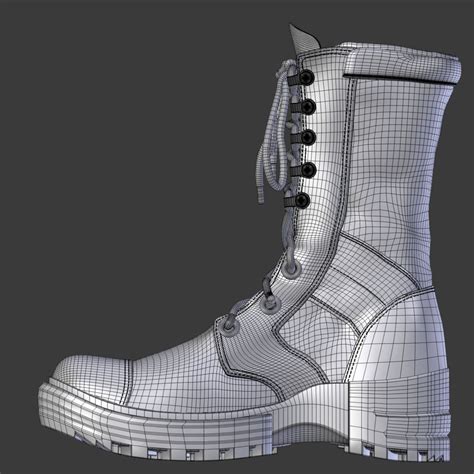 Boots 3D Model Obj