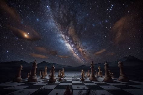 A game of chess played on an infinite board by zh84 on DeviantArt